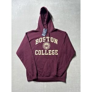 NWTS Boston College Hoodie Sweatshirt Adult Medium Maroon BC Eagles Barnesmith